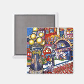 Aimant Pioneer Carré (Recto/Verso)