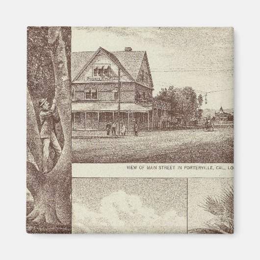 Aimant Pioneer Land Co, contrat, Porterville (Devant)