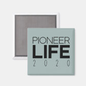 Aimant Pioneer Life 2020 Grey Blue (Recto/Verso)