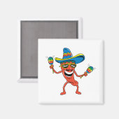 Aimant Pipe mexicaine (Recto/Verso)