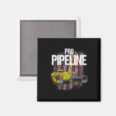 Aimant Pipeline Welts Usa Drapeau Côté Boom Pipe Trump Gi (Recto/Verso)