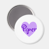 Aimant Piper en violet (Recto/Verso)