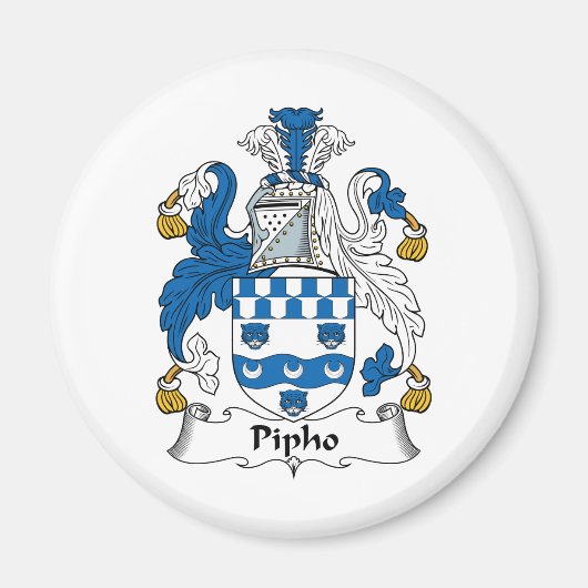 Aimant Pipho Family Crest (Devant)