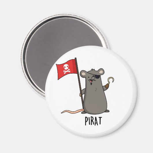 Aimant Pirat Funny Pirate Pirate (Recto/Verso)