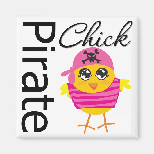 Aimant Pirate Chick (Devant)
