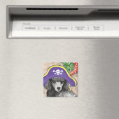 Aimant Pirate de caniche miniature (In Situ (Lave-vaisselle))