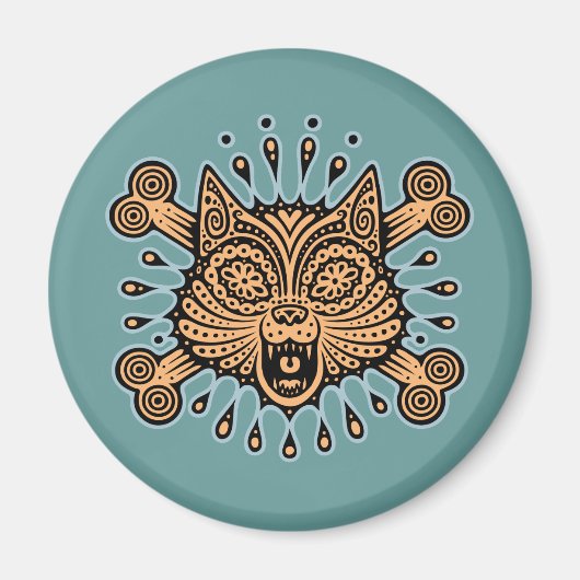 Aimant Pirate de chat sucre (Devant)