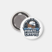 Aimant Pirate de Crypto (Recto/Verso)