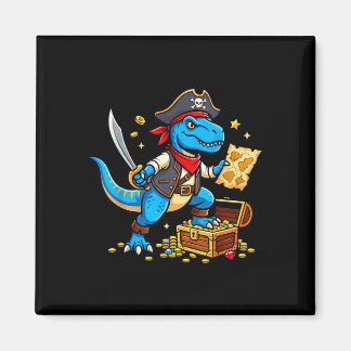 Aimant Pirate dinosaur t rex boys girls kids funny
