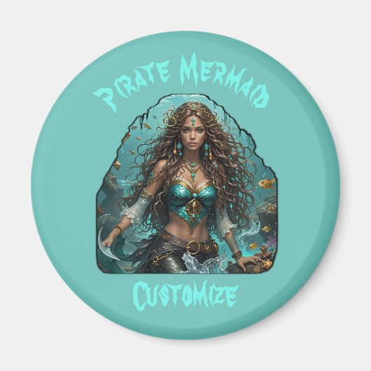Aimant Pirate Mermaid Lady Thunder_Cove (Devant)