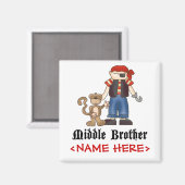 Aimant Pirate Middle Brother (Recto/Verso)