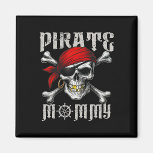 Aimant Pirate Mommy Jolly roger Drapeau Et Crossbones Crâ