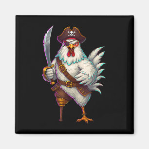 Aimant Pirate Poulet Drôle Costume D'Halloween Pour Homme