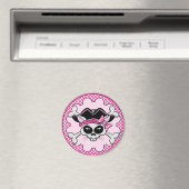Aimant Pirate Princess Kitty Skull (In Situ (Lave-vaisselle))