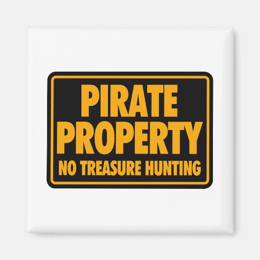 Aimant Pirate, propriété (Devant)