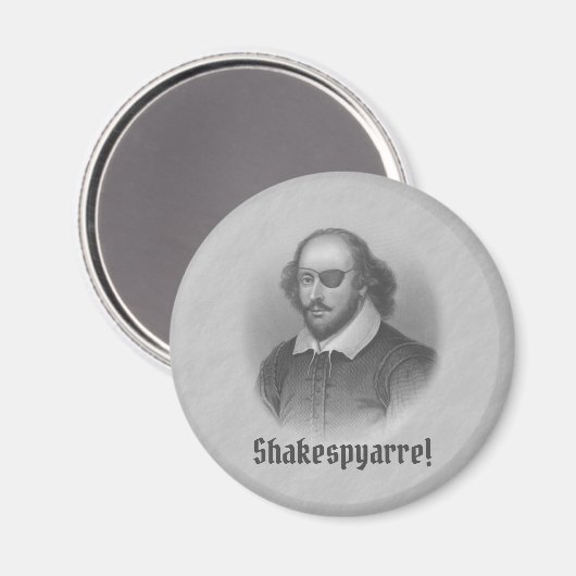 Aimant Pirate Shakespeare (Recto/Verso)
