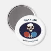 Aimant Pirate Skull me battre Ping Pong (Recto/Verso)