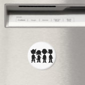 Aimant Pirates dans l'aimant Silhouette (In Situ (Lave-vaisselle))