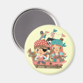 Aimant Pirates Girly (Recto/Verso)