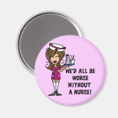 Aimant Pire sans infirmière (Recto/Verso)