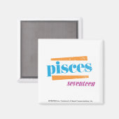 Aimant Pisces Aqua (Recto/Verso)