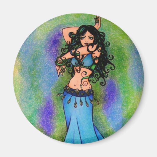 Aimant Pisces Belly Dancer Art (Devant)