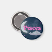Aimant Pisces Celestial esthétique Lune Cloud Stars Desig (Recto/Verso)