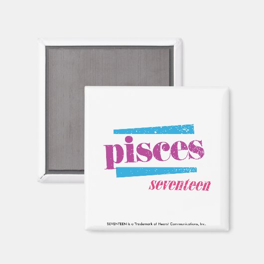 Aimant Pisces violet (Recto/Verso)