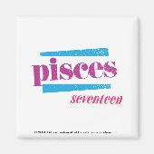 Aimant Pisces violet (Devant)