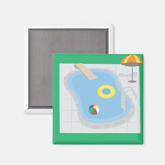 Aimant Piscine (Recto/Verso)