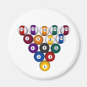 Aimant Piscine : Boules de billard : Billards :