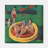 Aimant Piscine d'attente (Devant)