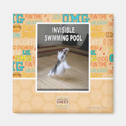 Aimant Piscine invisible (Devant)