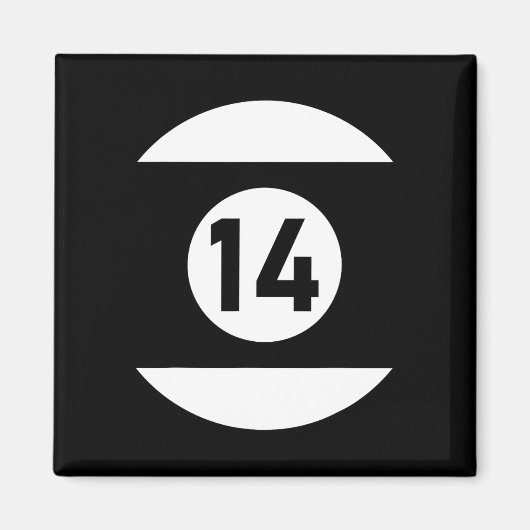 Aimant Piscine Ll 14 Billiards Correspondants Cadeau Easy (Devant)