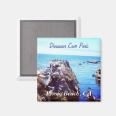 Aimant Pismo Beach, Dinosaur Cave Park (Recto/Verso)