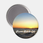 Aimant Pismo Beach Pier, à Pismo Beach, CA. (Recto/Verso)