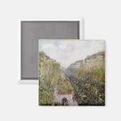 Aimant Pissarro - Boulevard Montmartre, Mardi Gras (Recto/Verso)