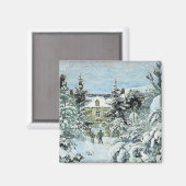 Aimant Pissarro - Piette's House à Montfoucault (Recto/Verso)