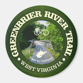 Aimant Piste de la rivière Greenbrier (cyclisme c) (Devant)
