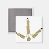 Aimant Piste de Turquie sauvage (Recto/Verso)