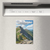 Aimant Piste Knife Edge Katahdin Maine (In Situ (Lave-vaisselle))