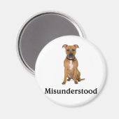 Aimant Pitbull - mal compris (Recto/Verso)