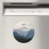 Aimant Pittoresque Alpine Mountains Nature Photo Mariage (In Situ (Lave-vaisselle))