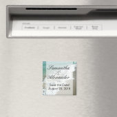 Aimant Pittoresque Beach Destination Mariage Enregistrer  (In Situ (Lave-vaisselle))