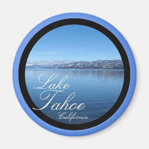 Aimant pittoresque de cercle du lac Tahoe la