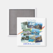 Aimant PITTORESQUE IRLANDE COLLAGE - Huit designs Pittore (Recto/Verso)