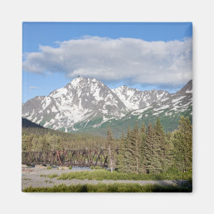 Aimant Pittoresque route des eaux usées Chugach Forêt nat