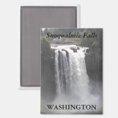 Aimant Pittoresque Snoqualmie Falls, Washington (Recto/Verso)