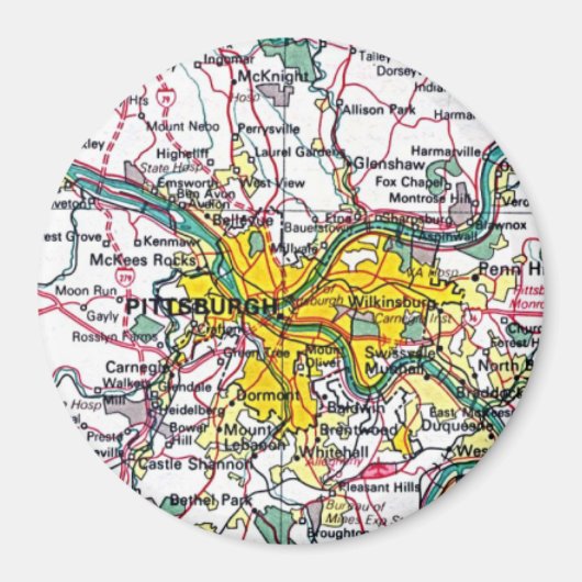 Aimant Pittsburgh (Devant)