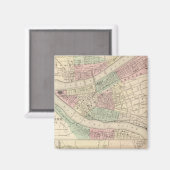 Aimant Pittsburgh et Allegheny, Pennsylvanie (Recto/Verso)